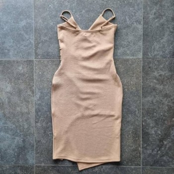 La Solderie suisse - Robe de soirée brune Missive XS