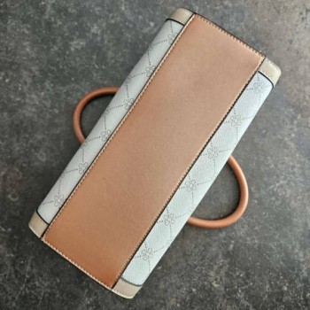 Solderie suisse - Sac à main Deichmann blanc et brun