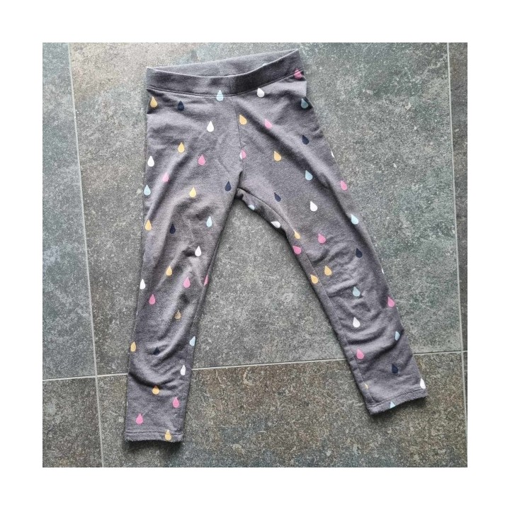 Outlet Suisse – Solderie & Neuf - Pantalon leggins gris gouttes