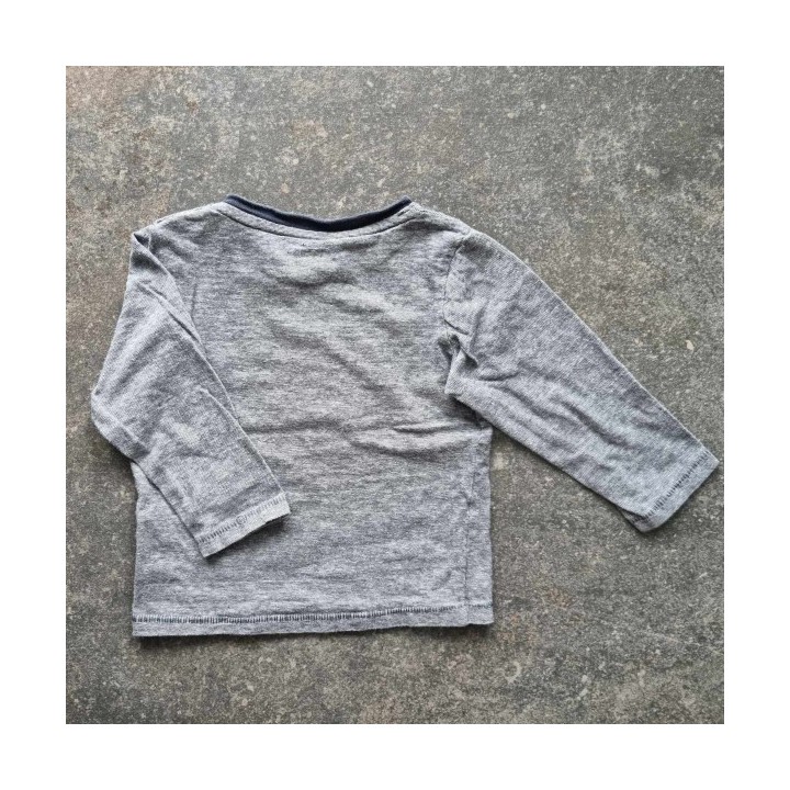 Outlet Suisse – Solderie & Neuf - T-Shirt manches longues  gris Creeks