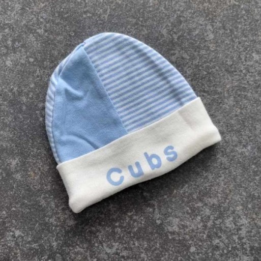 Bonnet Cubs blanc bleu