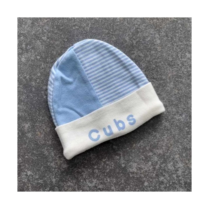 Bonnet Cubs blanc bleu