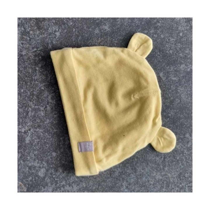 Bonnet fin jaunes à oreilles
