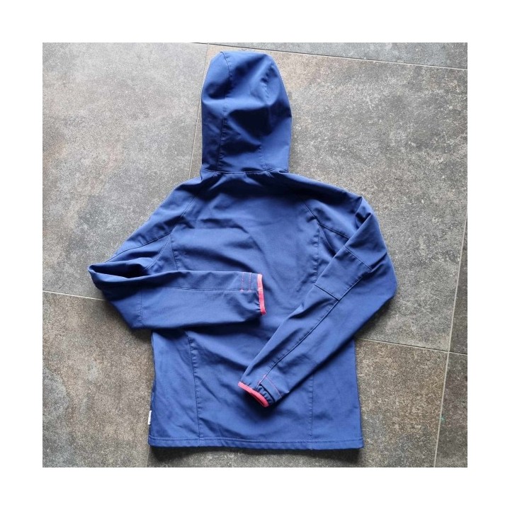 Outlet Suisse – Solderie & Neuf - Veste de pluie à capuche bleue et ro